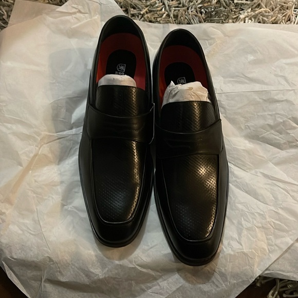 New MEN'S SHOES / DRESS / KARNES MOC TOE PENNY SLIP ON size 11
